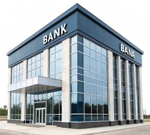 bank-building-isolated-white-background-grand-facade-symbolizing-finance-banking-industry-364046149